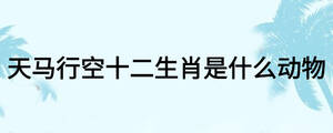 天馬行空十二生肖是什么動(dòng)物