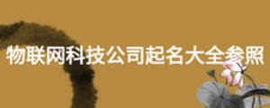 物聯網科技公司起名大全參照
