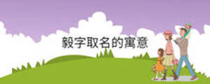 毅字取名的寓意