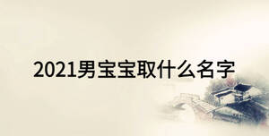 2021男寶寶取什么名字